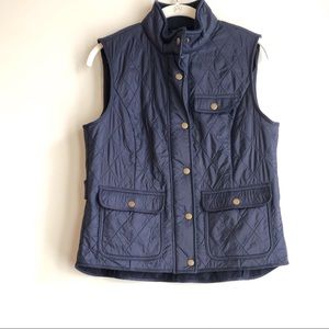 Quilted Fleece Lined Vest